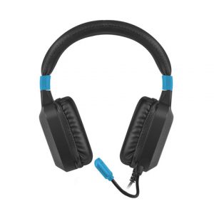 HEADSET FURY RAPTOR WITH MICROPHONE RGB ILLUMINATION BLACK-BLUE - Billede 3