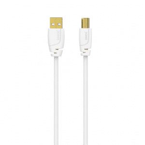 Sinox USB 2.0 printerkabel. 3m. Hvid, SOC04103