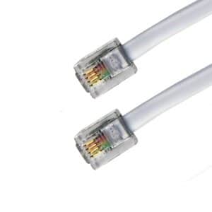 Sinox One telefonkabel. 3m. Hvid, SOC1003