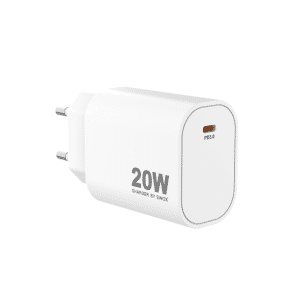 Sinox PRO 230V USB-C PD oplader 20W. Hvid, SXP6020