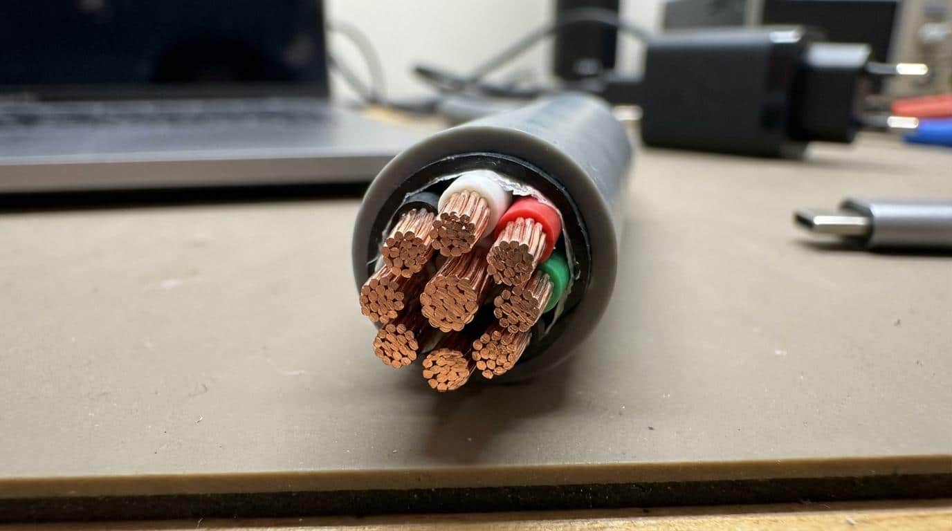 usb-c kabel længde spændingsfald