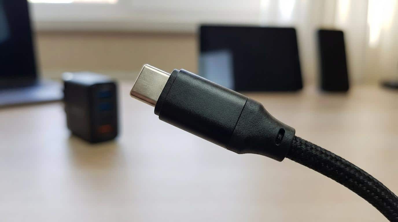 usb-c oplader flere porte watt fordeling