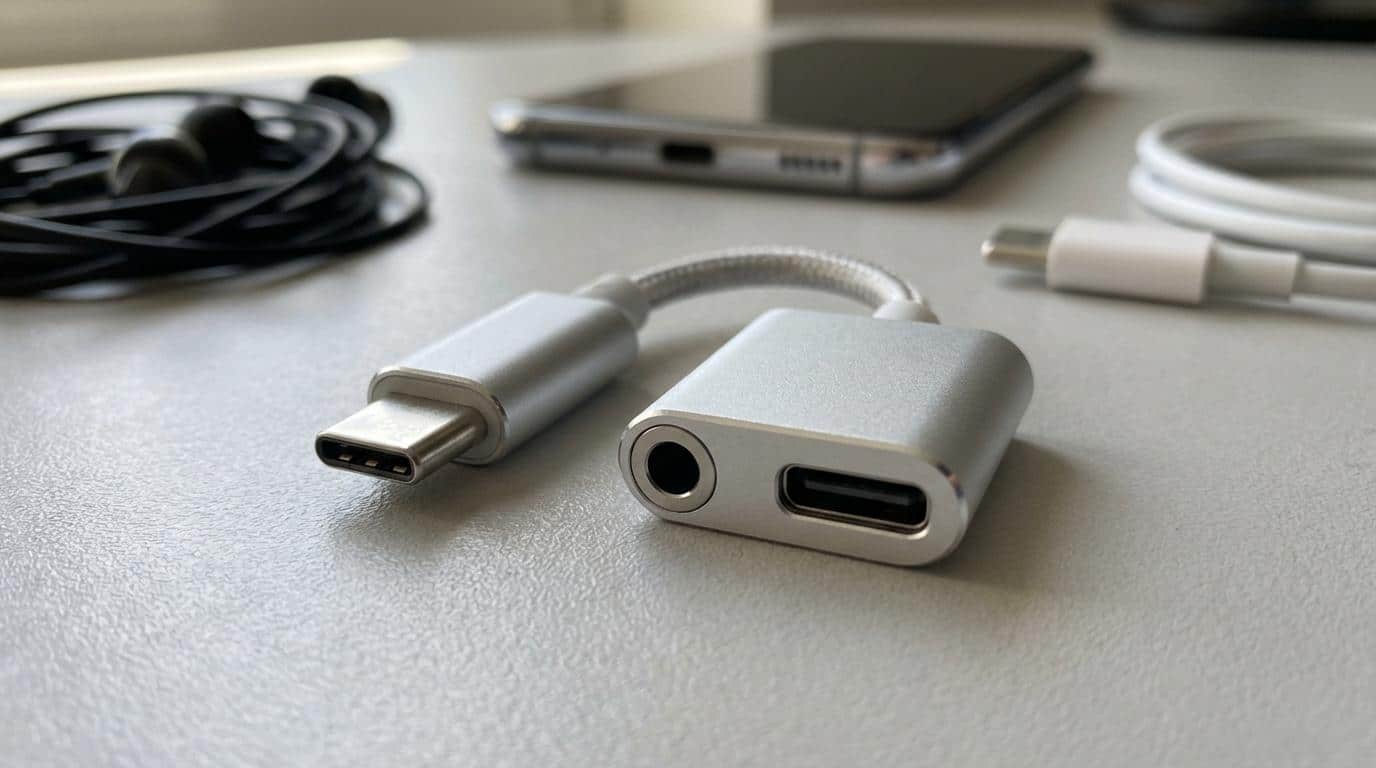 usb-c til mini jack adapter